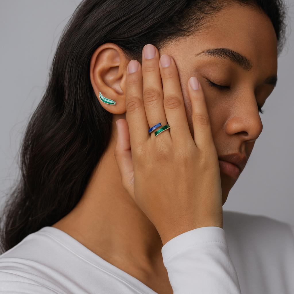 A blade grass Earrings