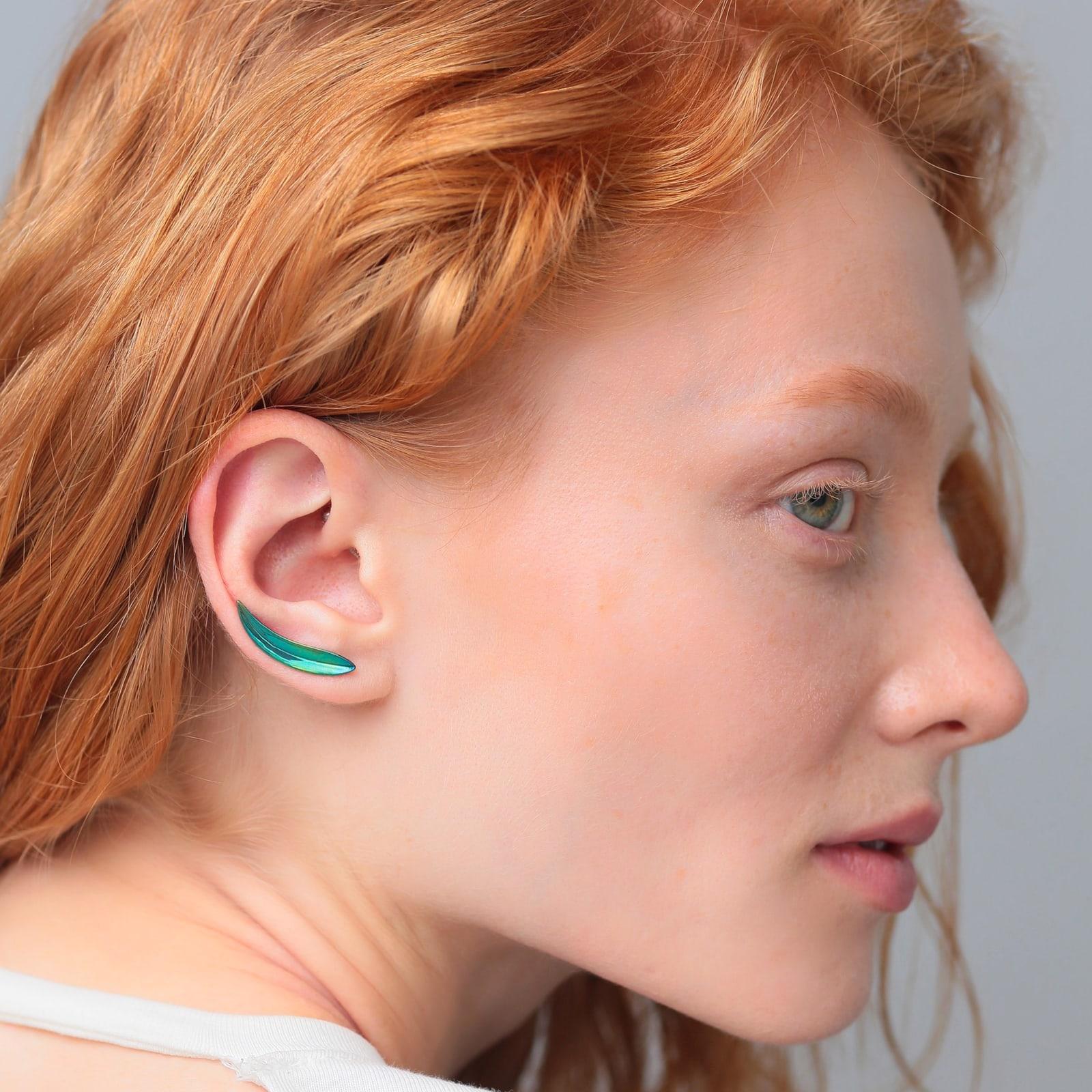 A blade grass Earrings